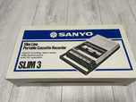 касетний магнітофон SANYO SLIM 3 (Японія) комплект NOS