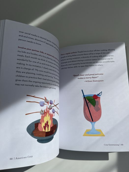 Книга American Cozy Hygge, книга про Хюґе англійською мовою