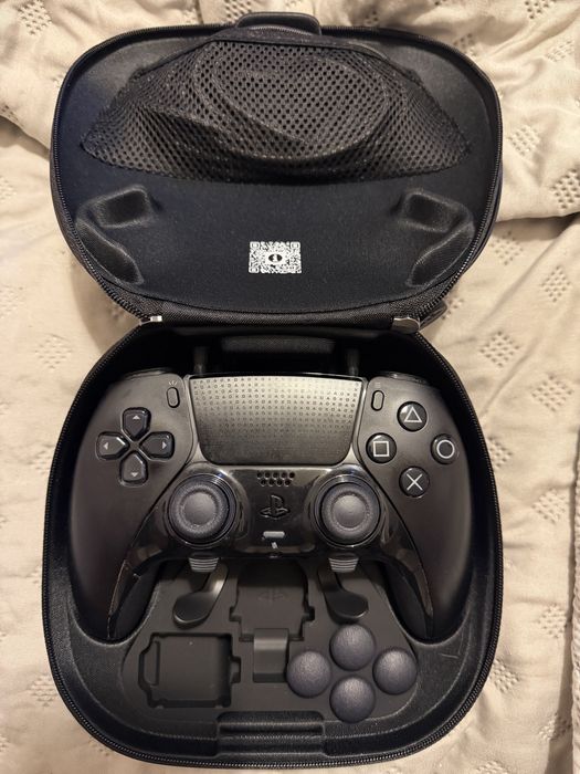 Ps5 Slim disco + Comando edge preto + Headphones + Acessórios + Jogo