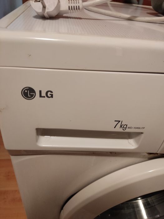 Máquina de lavar roupa LG 7Kgs WD-10490TP para venda de peças