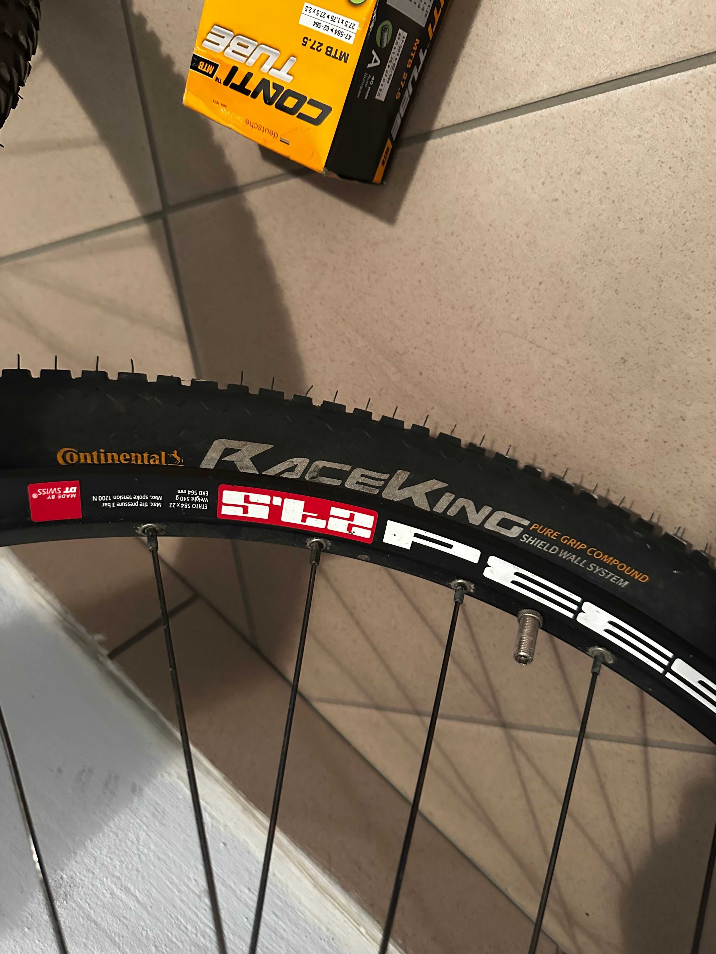 Koła 27,5" MTB DT SWISS + opony i dętki Continental