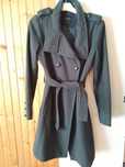 Płaszcz damski khaki#Prochowiec #butelkowa zieleń # militarny#Reserved