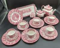 Zestaw angielskiej porcelany do herbaty Woodland Wedgwood Anglia