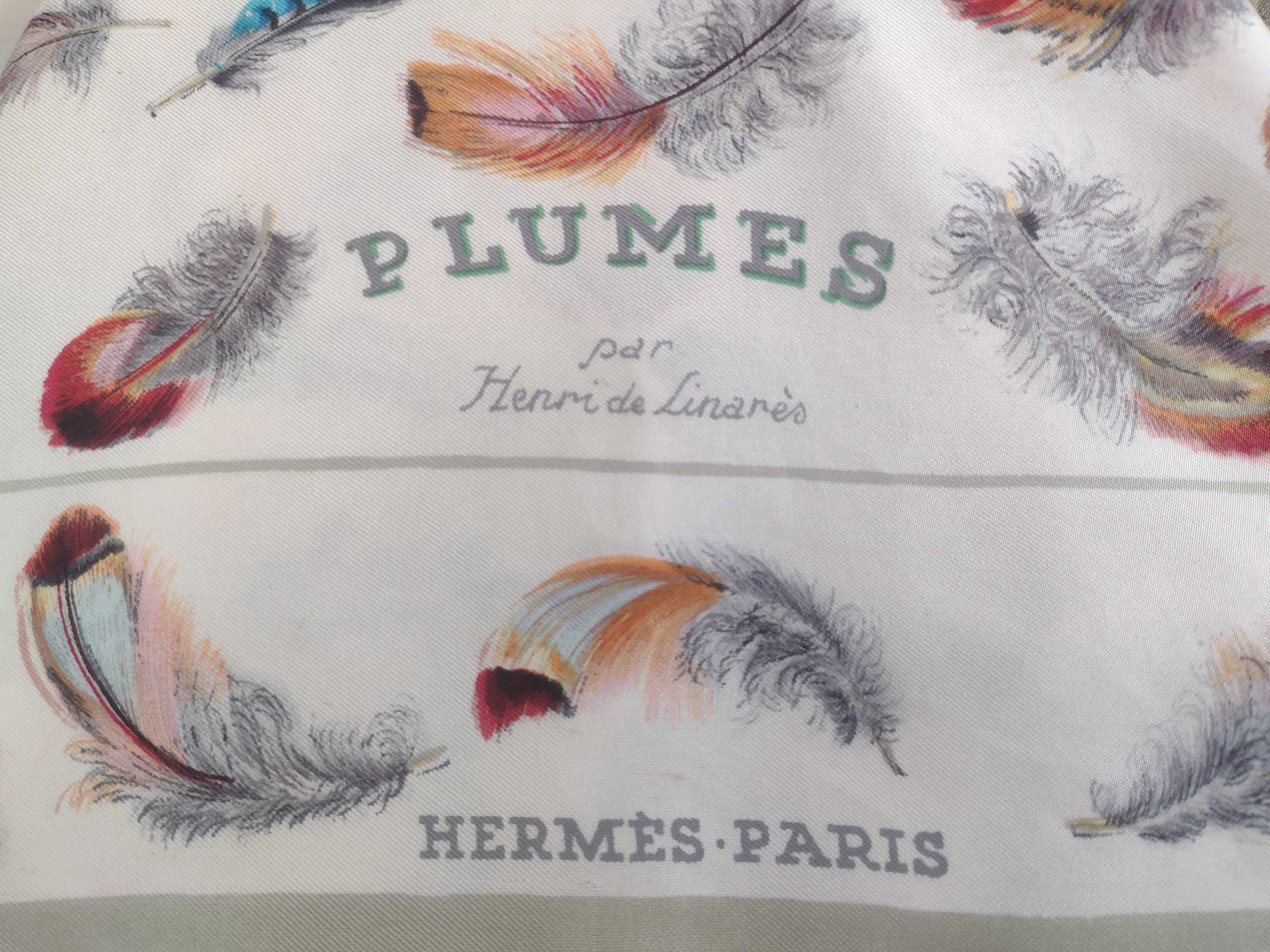 Hermes jedwabna apaszka PLUMES