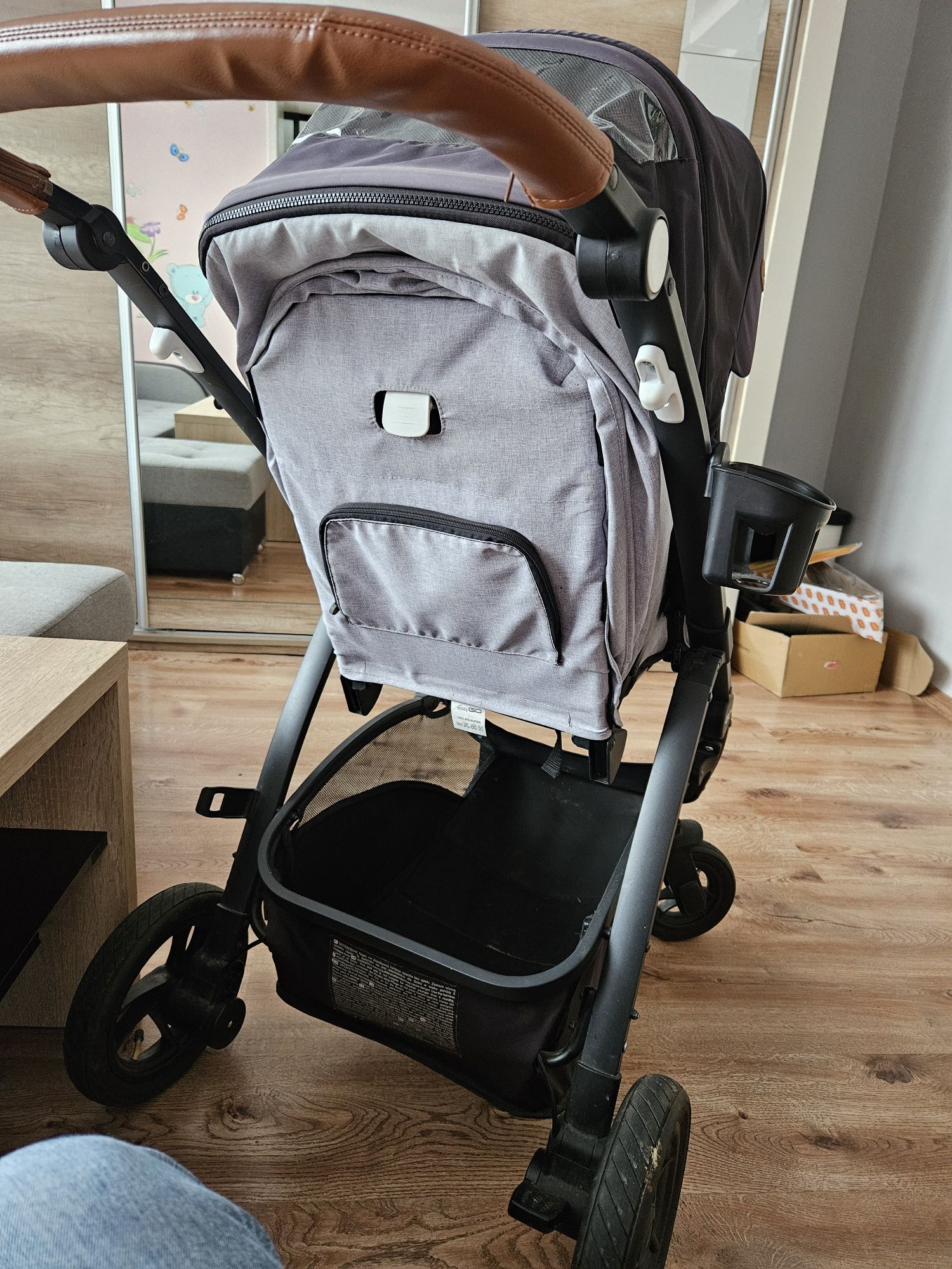 Wózek spacerowy Easy Go Optimo Air Grey Fox