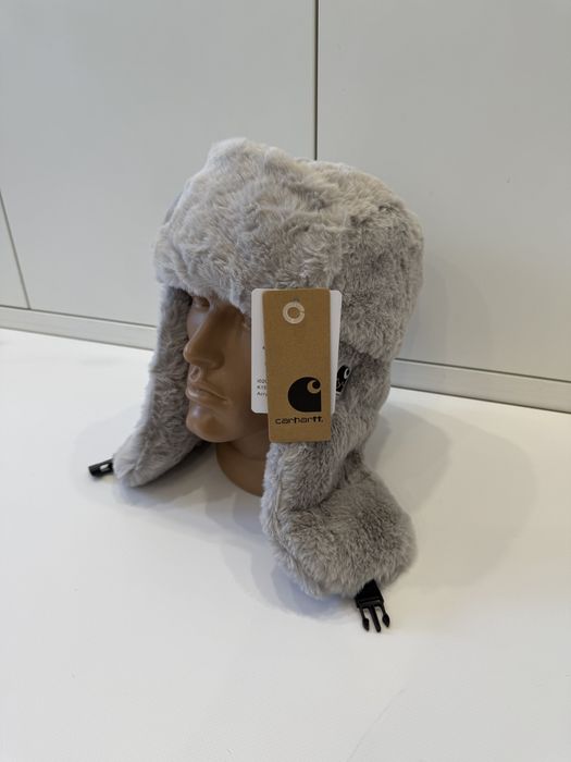 Carhartt Wip шапка-вушанка з хутром / кархарт віп ушанка