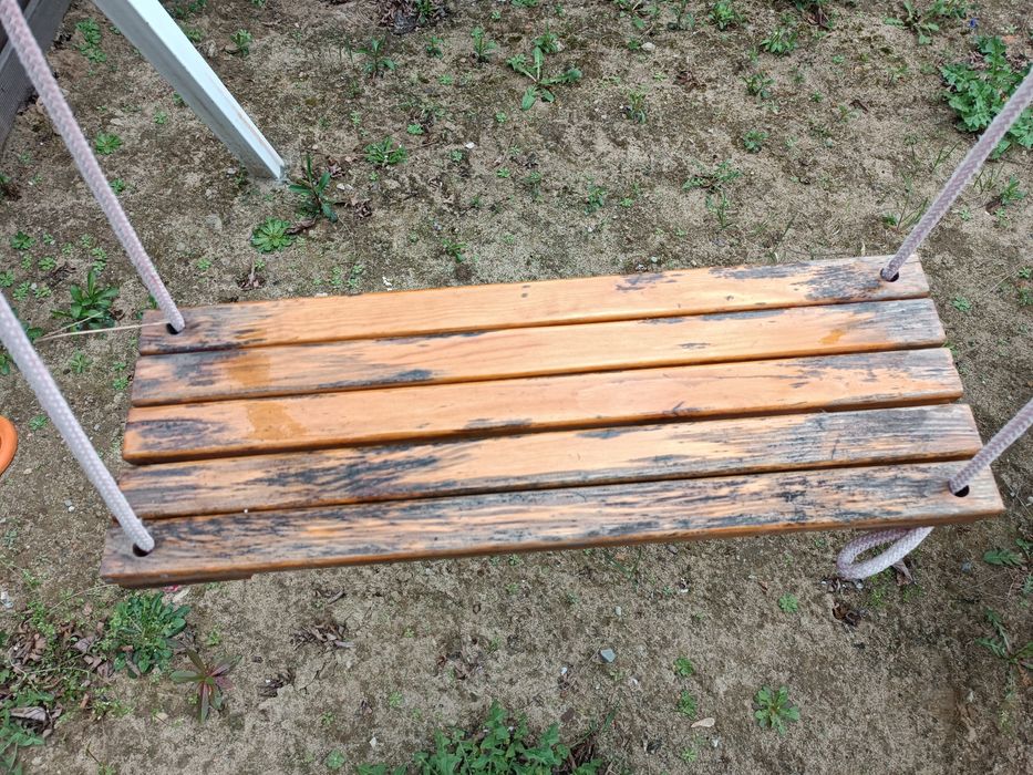 Huśtawka ogrodowa solidna na dwie hustawki