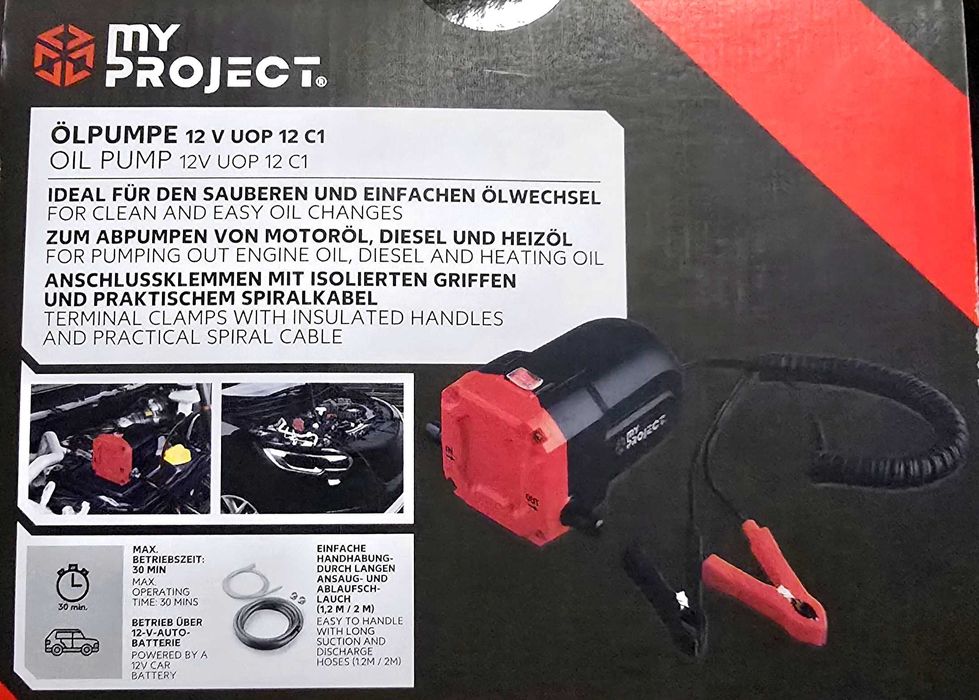 Pompa do wymiany oleju ON itp 12V + akcesoria GERMANY UOP 12 C1