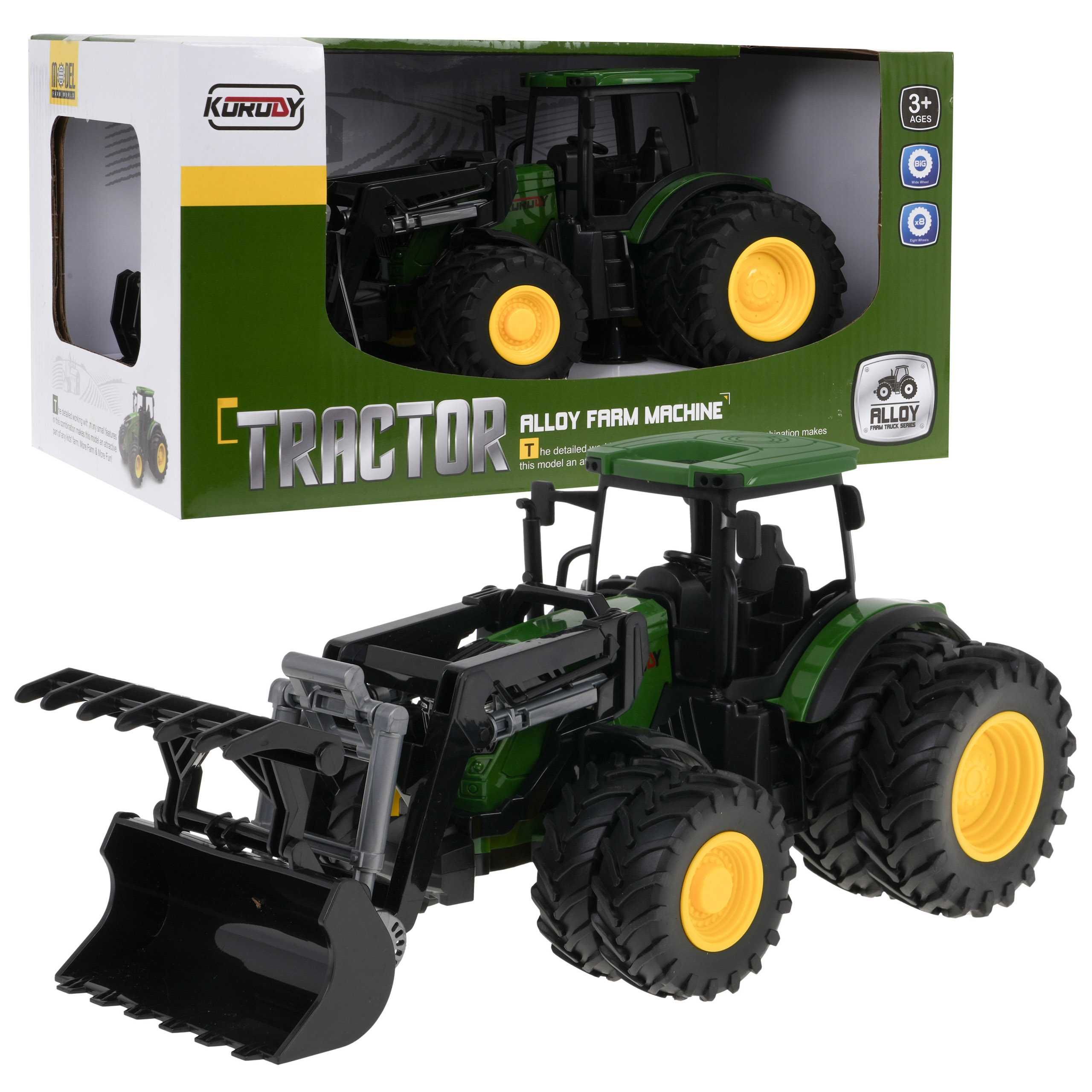 Zielony Traktor z Turem dla dzieci 3+ ZAU.9951HB