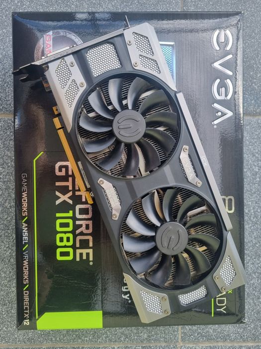 EVGA GeForce GTX 1080 FTW2 GAMING 8GB GDDR5X RGB - komplet z pudełkiem