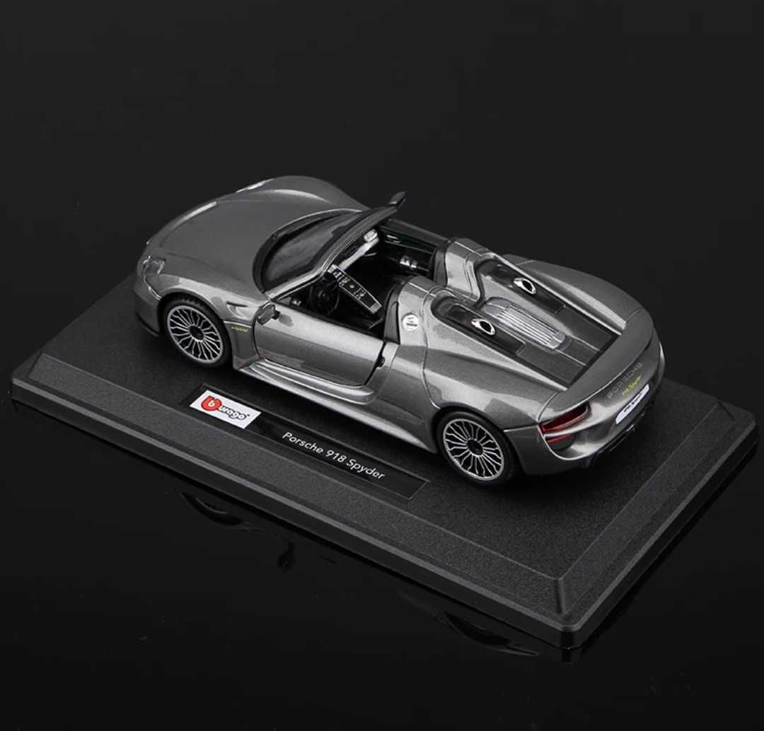 Модель Porsche 918 Spyder/Bburago Премиум класса 1:24 из сплава