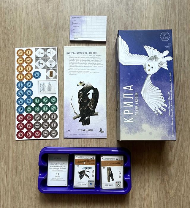 Настільна гра Крила (Wingspan)