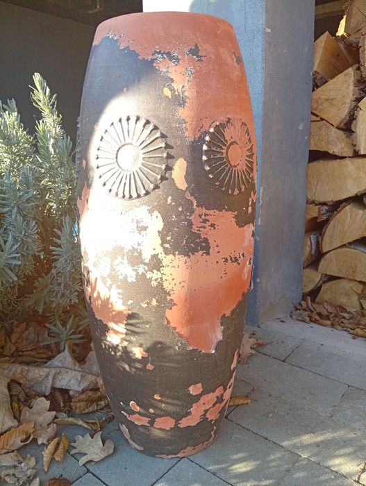 Duży gliniany wazon rękodzieło