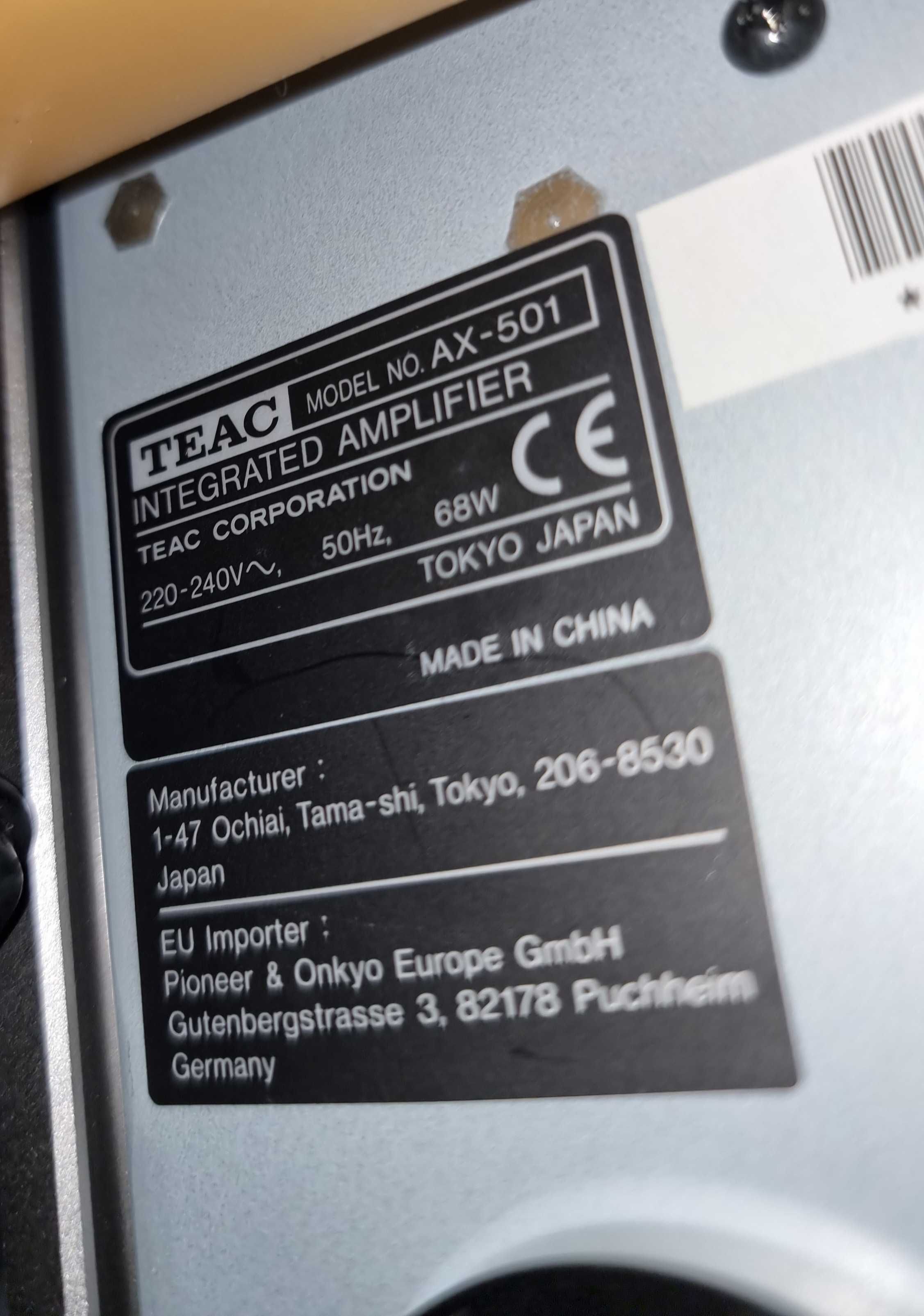 Балансный стереоусилитель TEAC AX-501 (видеообзор)