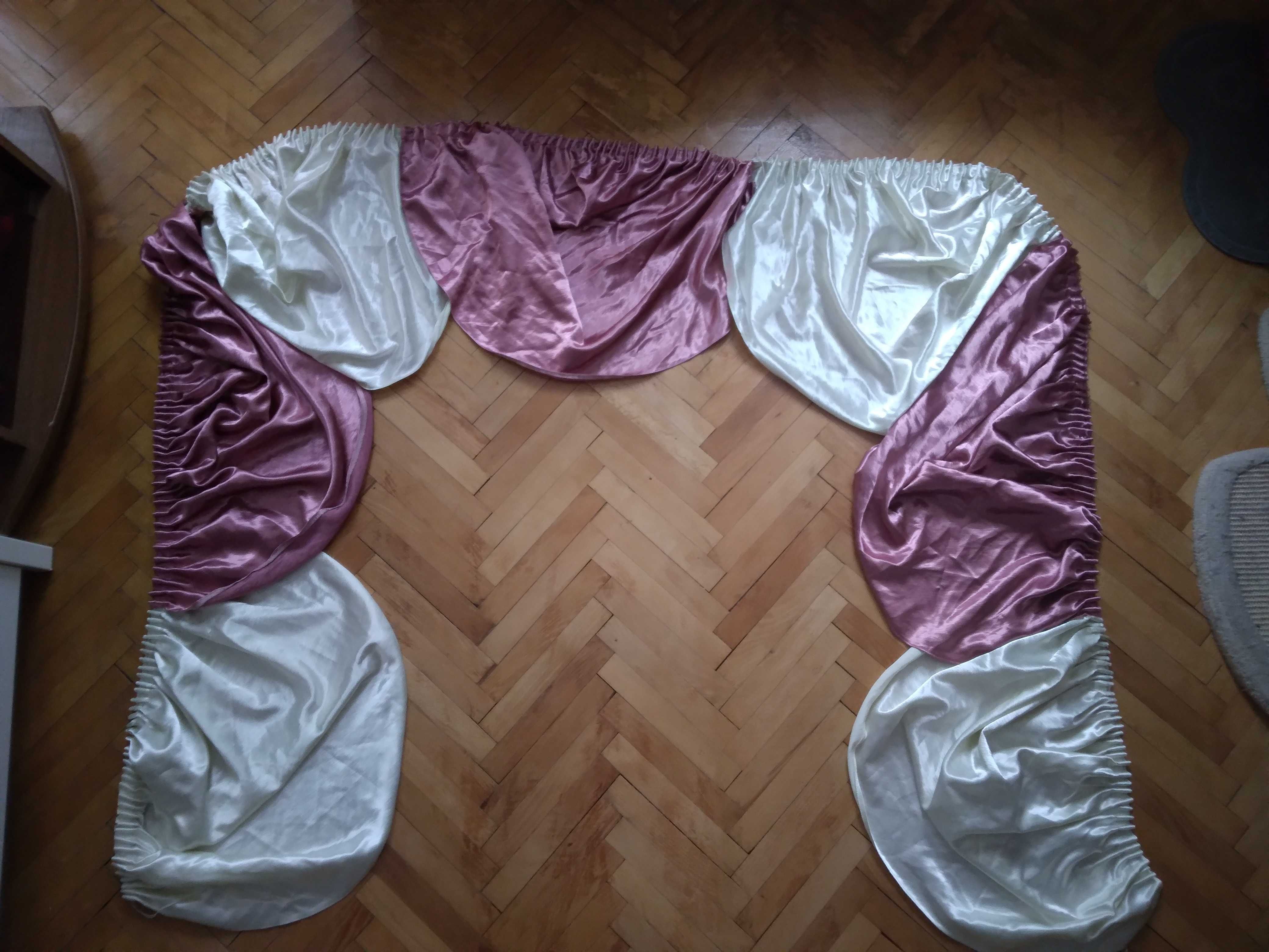 Lambrekin na okno 360 cm zasłona dekoracynna elegancka zazdroska