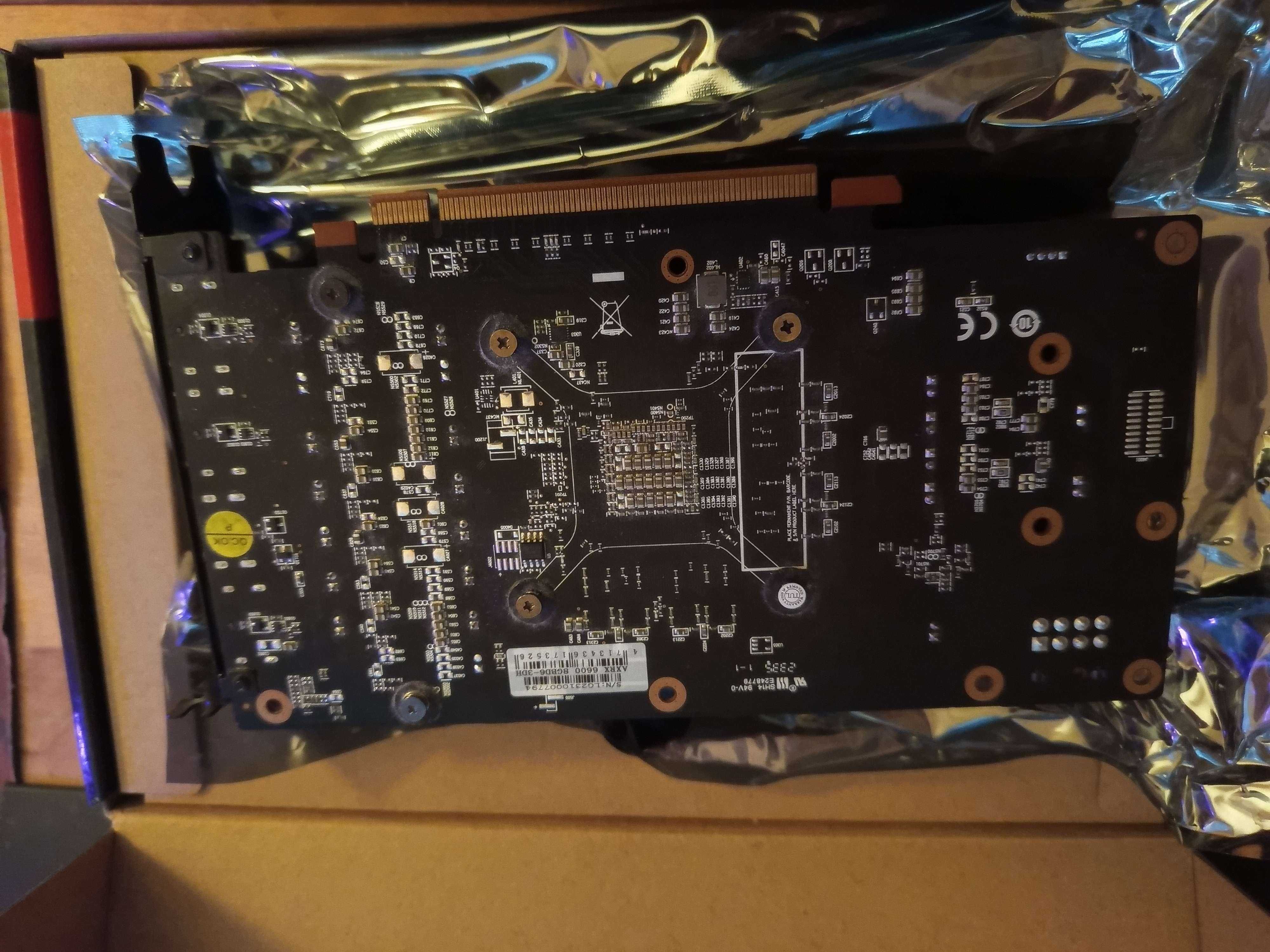 AMD Radeon RX6600 Powercolor Fighter ligeiramente usada