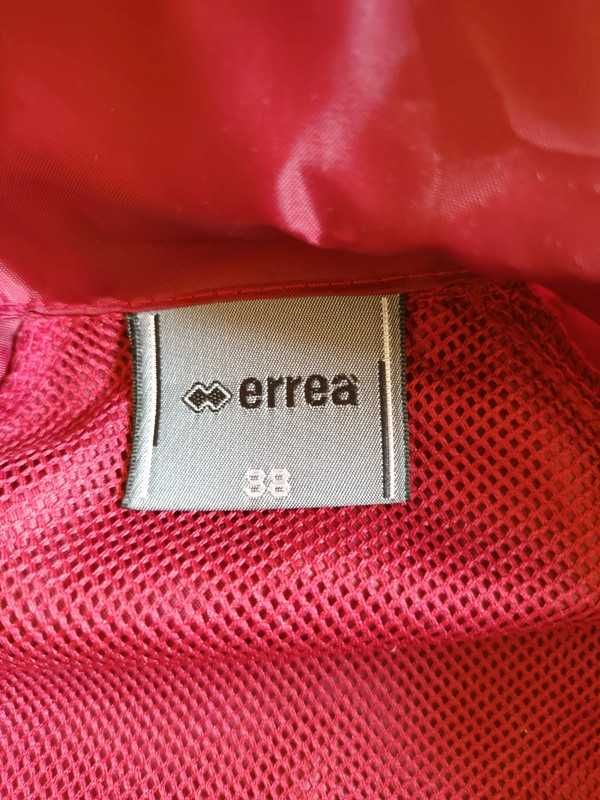 Czerwona kurtka przeciwdeszczowa dziecięca marki Errea rozmiar S 38