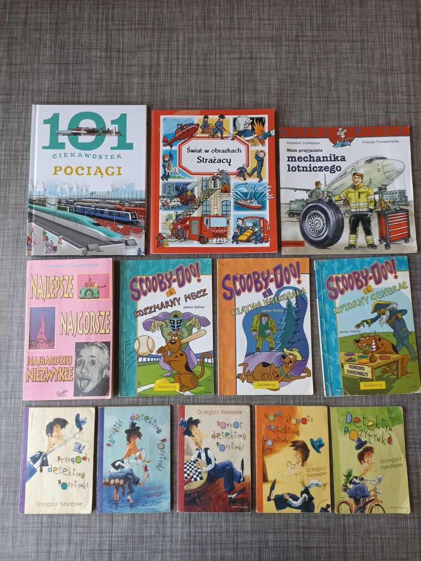 12 książek dla dzieci Scooby-Doo i inne
