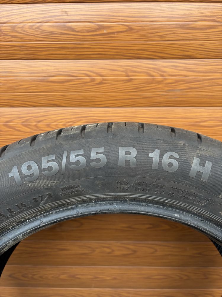 195/55/16 Continental 4 opony letnie 7.12mm 2019r wysyłka!