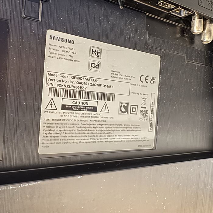 Telewizor Samsung QE55Q77BAT 55" QLED 4K 120Hz Tizen HDMI 2.1