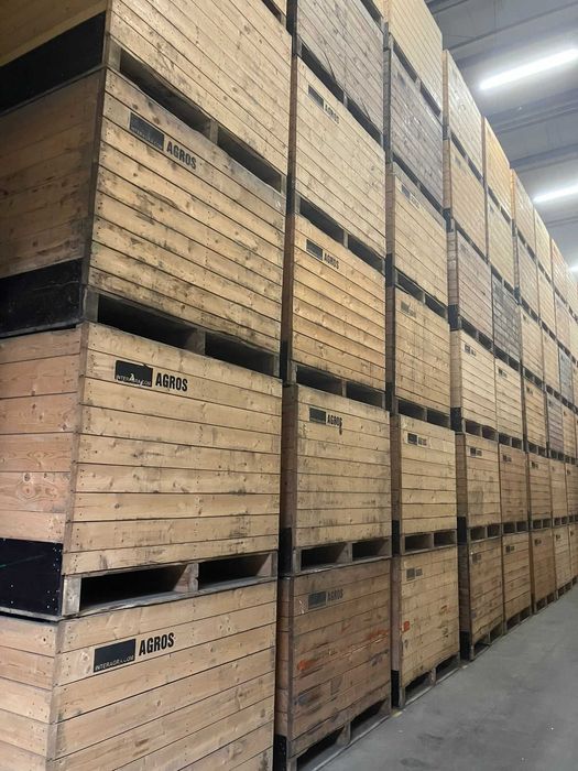 Skrzynie drewniane, skrzyniopalety