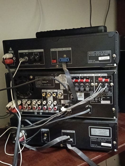 Mini aparelhagens sony com com comando.