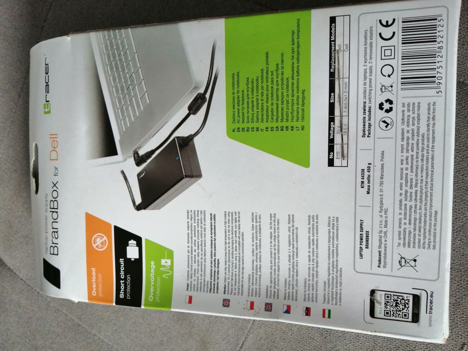 Zasilacz do laptopa tracer