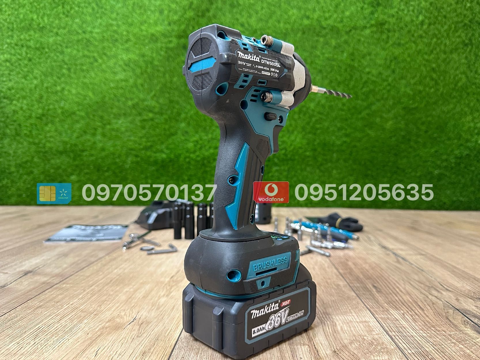 Акумуляторний Гайковерт Makita DTW500BL 36V 8Ah Крутний момент 500 Нм
