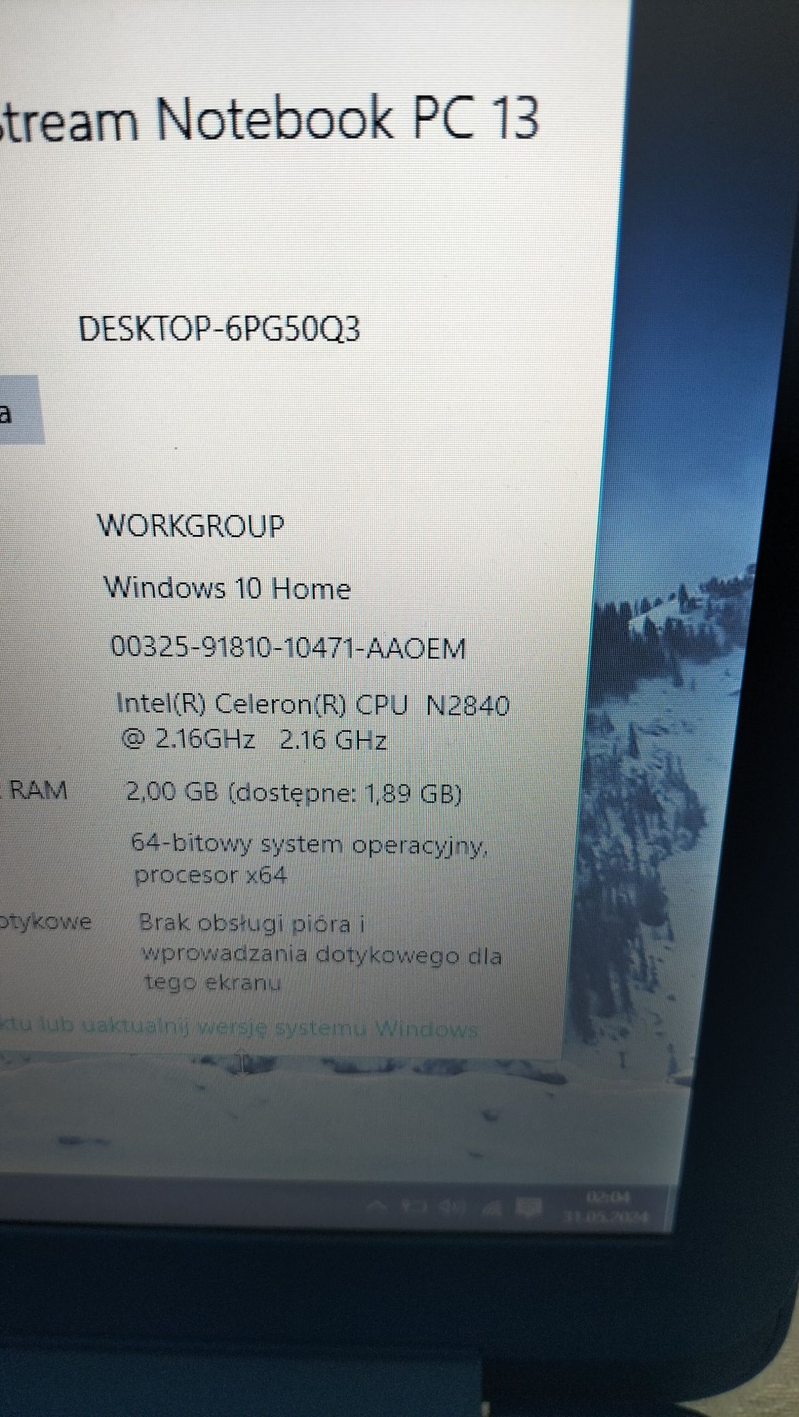 Laptop HP.                                   .