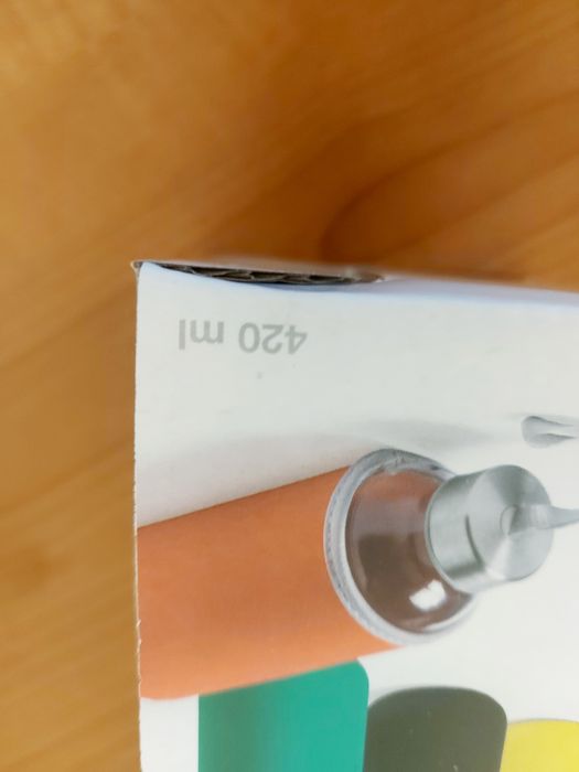 Garrafa vidro com capa | 420 ml | NOVA