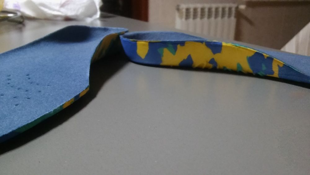 Palmilhas ortopédicas para crianças.