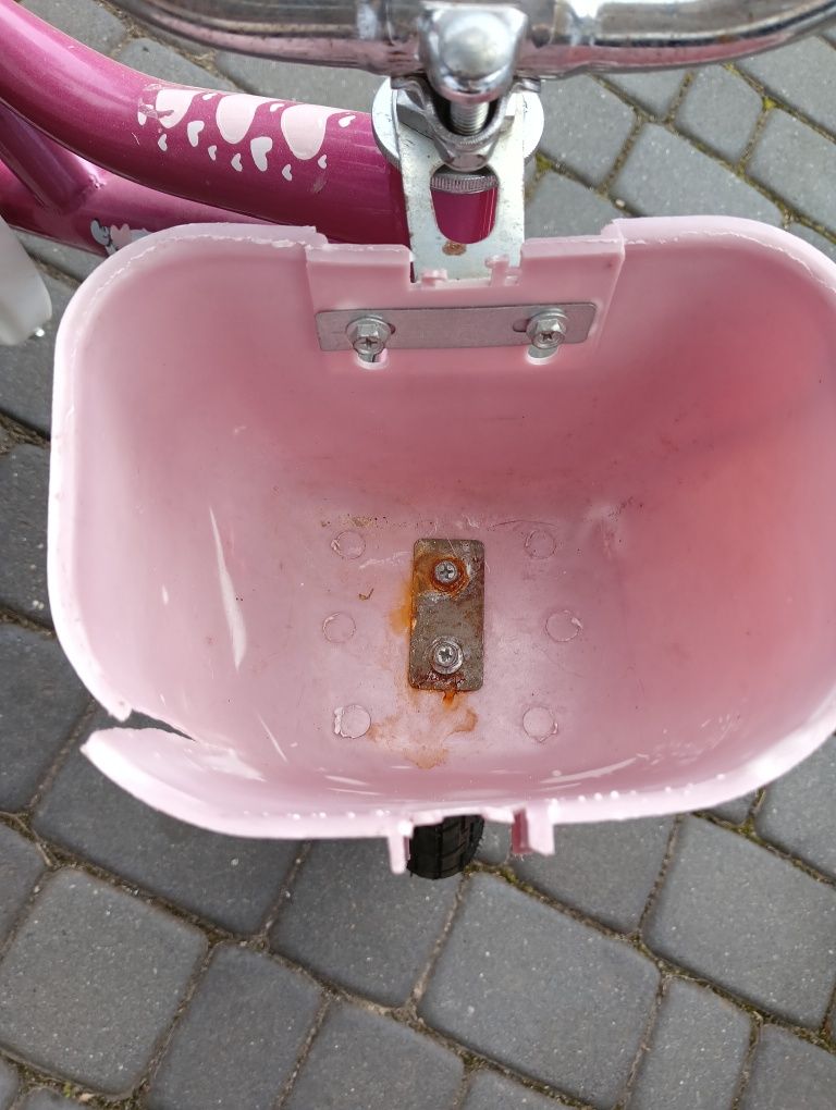 Rowerek dla dziewczynki różowy 12 cali