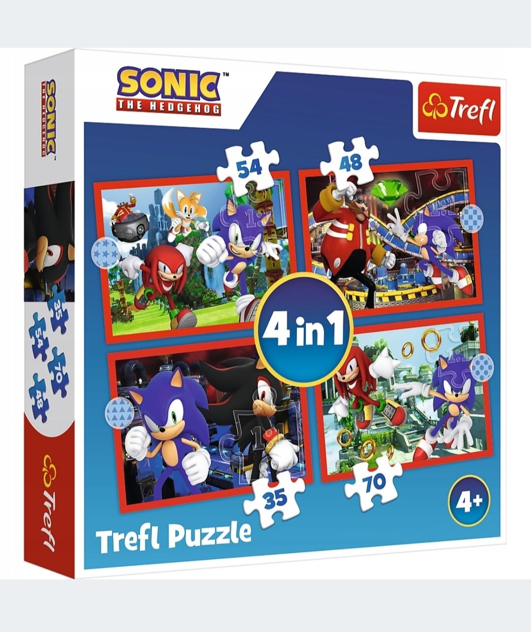 Puzzle trefl 4w1 Sonic