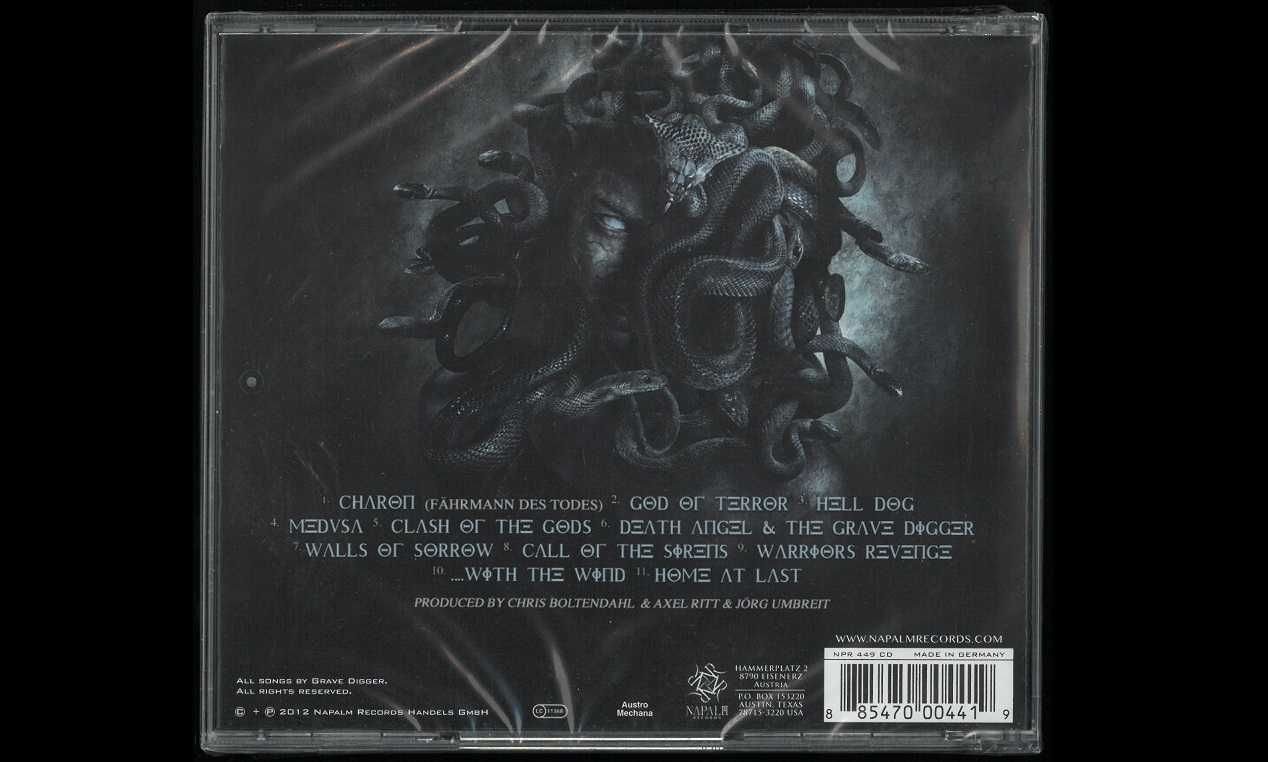 Grave Digger - "Clash of the Gods". Płyta CD