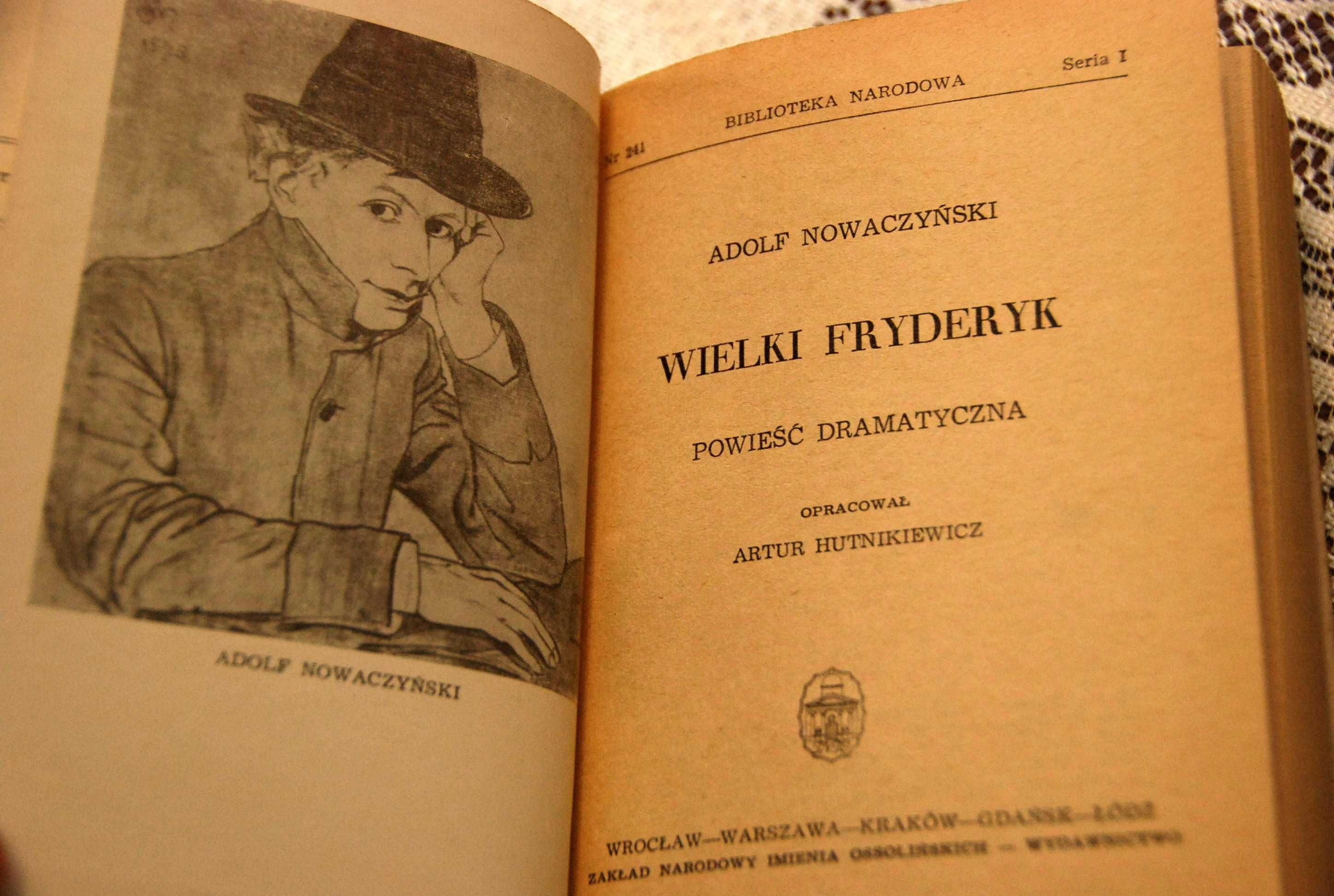 Wielki Fryderyk Powieść dramatyczna Nowaczyński Biblioteka Narod. 1982