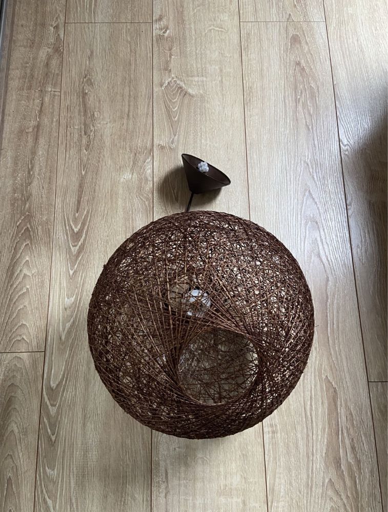 Lampa abazur azurowy