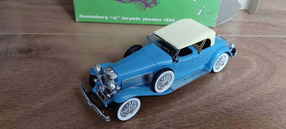 1934  Duesenberg SJ Torpedo phaeton 1/43