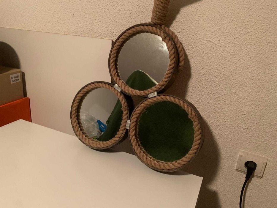 Espelho com cordas novo