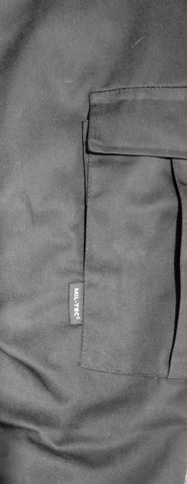 Męskie spodnie bojówki czarne MIL-TEC r.L