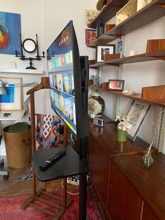 TV 32 TCL e Suporte Móvel