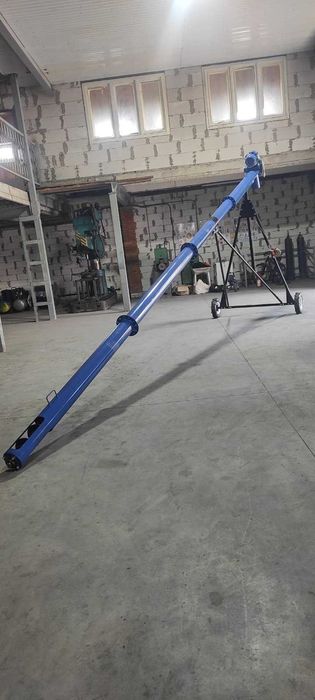 Шнековый погрузчик с подборщиком, транспортер гвинтовий, конвеєр, шнек