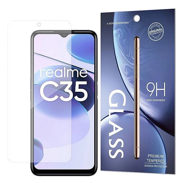Tempered Glass szkło hartowane 9h Realme C35 (opakowanie - koperta)