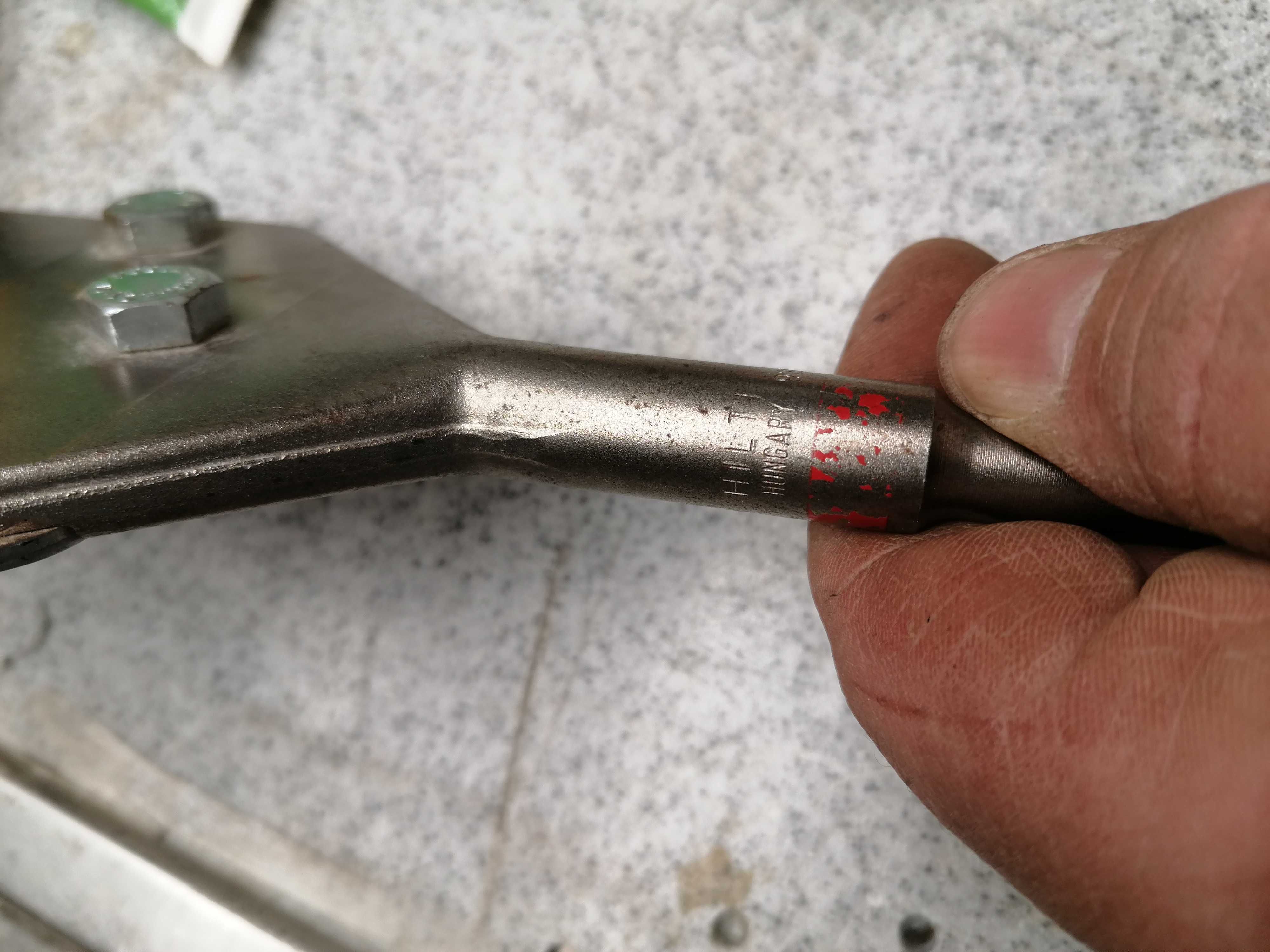 Dłuto szpachlowe HILTI przecinak zdzierak skrobak łopata SDS-Plus TE-C
