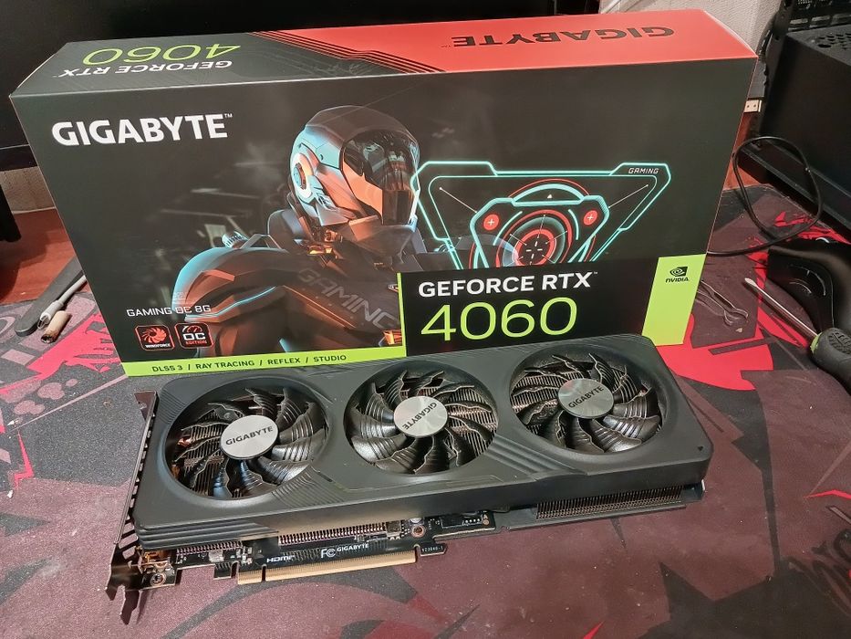 Видеокарта GIGABYTE RTX 4060 GAMING OC 8gb