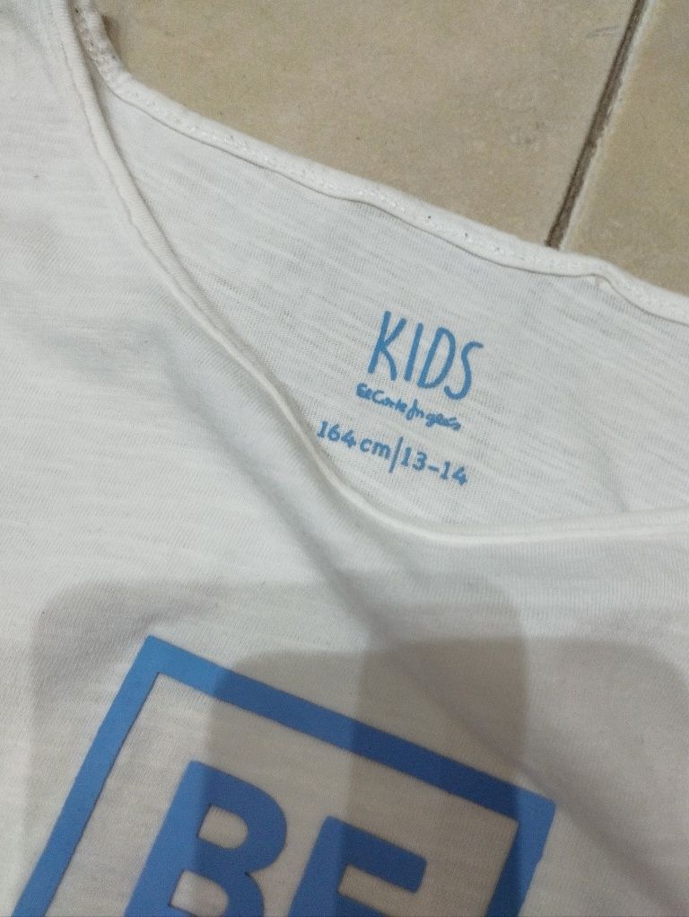 Camisola Branca Nova Kids Collection