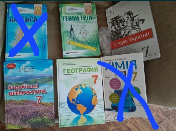 Підручники 7 клас