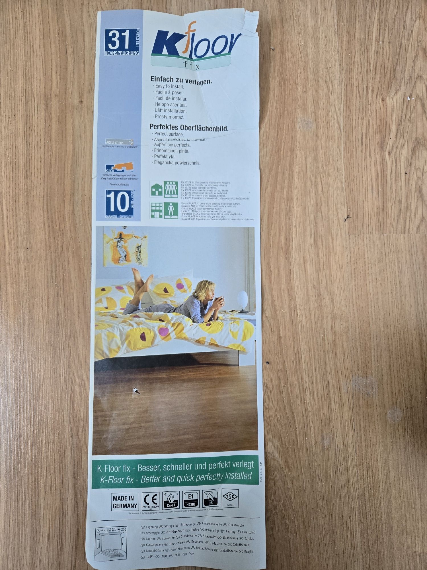 Panele podłogowe 8 paczek