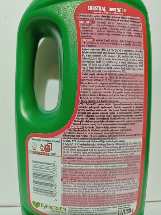 Substral Nawóz w płynie z humusem Burza Kwiatów 1L