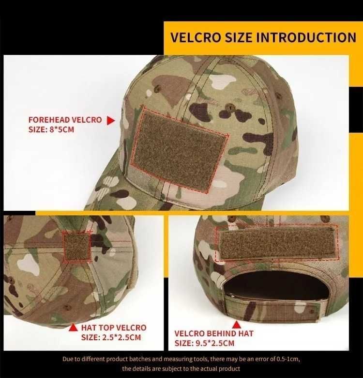Taktyczna wojskowa czapka z daszkiem na rzep MULTICAM
