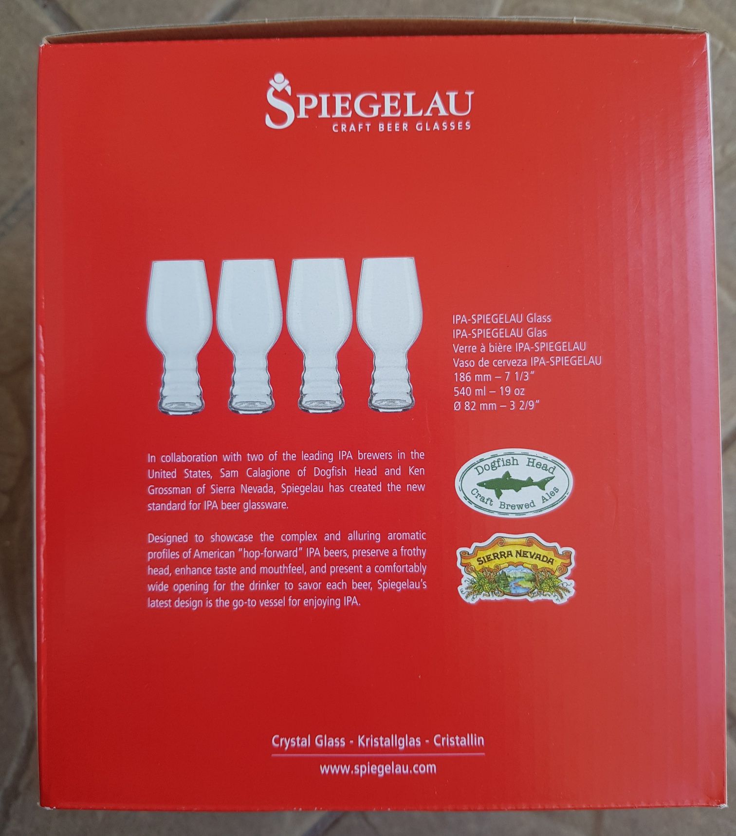 4 szklanki do piwa, rzemieślniczego, IPA, kraftowego, Spiegelau